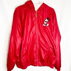 Mickey Mouse Bradford Exchange Reversible Windbreaker Jacket Sz XL